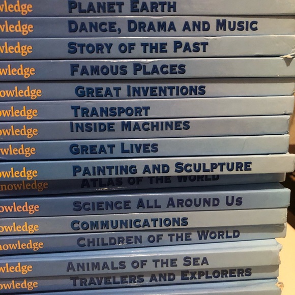 COPY - DISNEY: THE WONDERFUL WOLD OF KNOWLEDGE BOOK SET - Picture 2 of 2